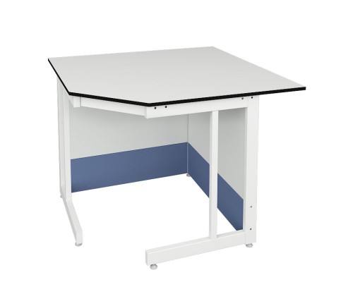Стол угловой к низкому пристенному столу ЛАБ-PRO СУ 110/80.110/80.75 LA