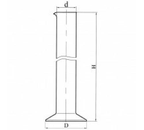 Цилиндр для растворов 500 ТС
