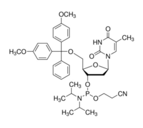 DMT-dT Phosphoramidite, настроенный для PerkinElmer 8900, настроенный для Polygen Sigma T11108-HH